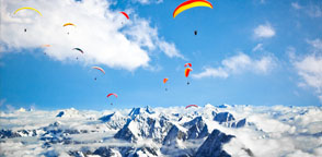 Paragliding in Nepal