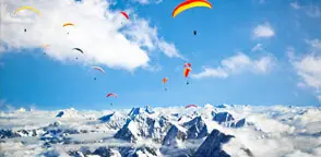 Paragliding in Nepal Everest 